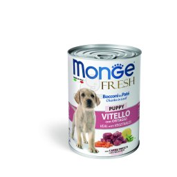 Monge Dog Fresh Puppy - vițel și legume 400 g
