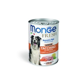 Monge Dog Fresh Senior - curcan și legume 400 g