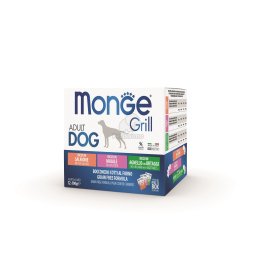 Monge Grill Dog Adult Mix - somon, porc, miel 12 x 100 g