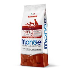 Monge Speciality Line All Breeds Adult Monoprotein - miel, orez și cartofi 12 kg