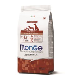 Monge Speciality Line All Breeds Puppy & Junior - miel, orez 12 kg