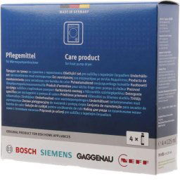 Set 4 flacoane BOSCH by Bavariapool Care Product 00312474, solutie de ingrijire de 125ml, Pentru uscatoare de rufe, elimina mirosurile