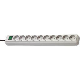 Prelungitor Brennenstuhl Eco-Line 10 prize, 3m H05VV-F 3G1,5 Alb