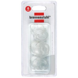 Set protectie priza copii Brennenstuhl, protectie transparenta pentru prize, 6 bucati