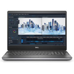Laptop DELL, PRECISION 7560, Intel Core i7-11850H, HDD: 256 GB, RAM: 16 GB, video: Quadro T1200, webcam, 15.6