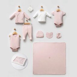 Set Bebelusi 10 Piese Rosario - 100% Bumbac