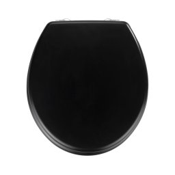 Capac WC WENKO PRIMA 20077100, 37 x 41 cm, negru/argintiu