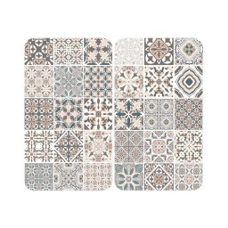WENKO 53904100 - Capac pentru plită 30x52 cm multicolor/gri/transparent