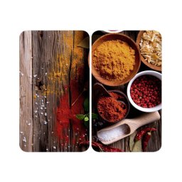 WENKO 2521467100 - Husă pentru placă 30x52 cm multicoloră/gri/transparentă