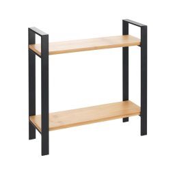 WENKO 53029100 - Poliță LOU 32x33 cm negru/maro