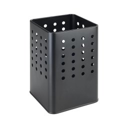 WENKO 54017100 - Suport pentru tacâmuri SILIO 11,5x16,5 cm negru