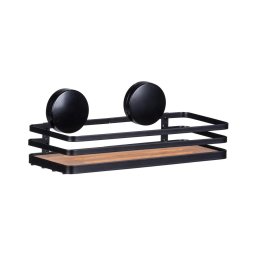 WENKO 24979800-Poliță ALBA 26,5x12,5 cm negru/maro