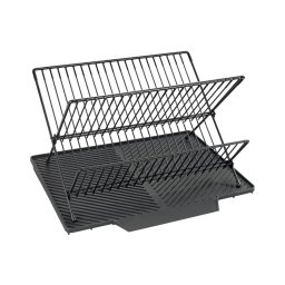 WENKO 54771100 - Scurgător pentru vase NELIA, 34 x 40 cm, negru