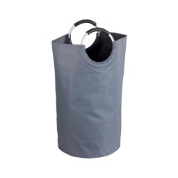 WENKO 3440803100 - Coș pentru rufe JUMBO 38x72 cm antracit/argintiu/negru
