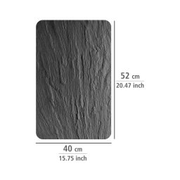 WENKO 2521499800 - Plăci de protecție SLATE 52 x 40 cm, multicolor/gri/transparent