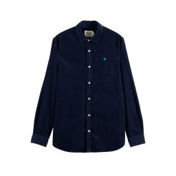 SCOTCH & SODA Cămaşă Regular-Fit Corduroy 181235 401 sky captain