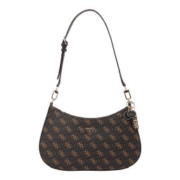 GUESS Poșete 'NOELLE II TOP ZIP SHOULDER BAG' maro caramel / ciocolatiu