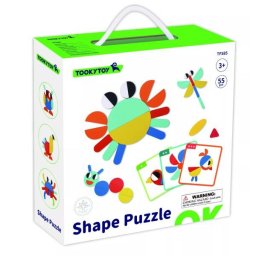 Tooky Toy: Puzzle cu animale – set de 55 piese