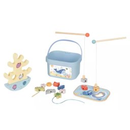 Tooky Toy: Cutie de jocuri 3 în 1 cu jocuri de îndemânare.