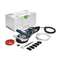 Festool - RENOFIX RG 130 ECI-Set DIA AB - Slefuitor pentru beton, 1600 W, 130 mm, valiza speciala