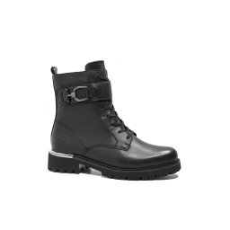 Ghete damă Remonte negre, tip combat, din piele naturală REMD8657-00-39 EU