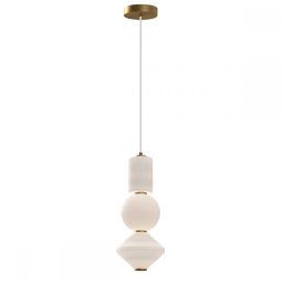 Pendul Bijou ALM-BIJOU-P3-GD, 20W LED, D19,8cm, auriu