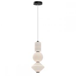 Pendul Bijou ALM-BIJOU-P3-MB, 20W LED, D19,8cm, negru