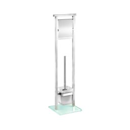 WENKO 22992100 - Perie WC DEBAR 18x73 cm inox/satinat/alb