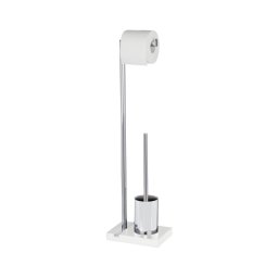 WENKO 20486100 - Perie WC NOBLE 20x74 cm crom/alb