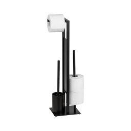 Perie WC WENKO RIVALTA 23708100, 18x70 cm, neagră
