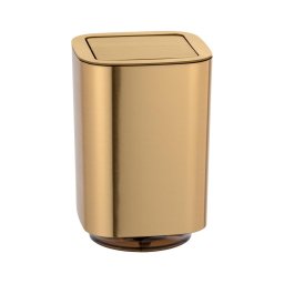 WENKO 24163100 - Coș de gunoi AURON 17x25,5 cm auriu