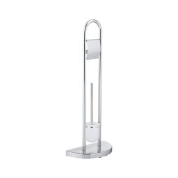 WENKO 16608100 - Perie WC COSENZA 33 x 84 cm, finisaj crom lucios/satinat