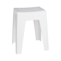 WENKO 22943100 - Taburet KUMBA, 38 x 47 cm, alb