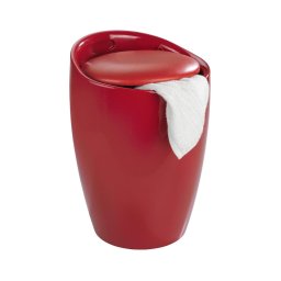 WENKO 20624100 - Taburet CANDY, 36 x 50,5 cm, roșu/negru