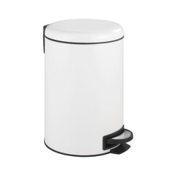 WENKO 22707100 - Coș de gunoi LEMAN 25x38 cm alb/negru
