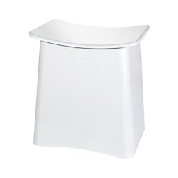 WENKO 22949100 - Taburet WING 45 x 48 cm alb/negru