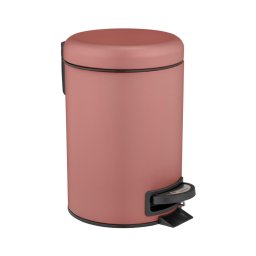 WENKO 25155100 - Coș de gunoi LEMAN 17x25 cm roz/negru
