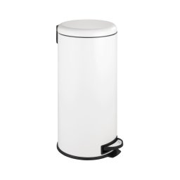 WENKO 22709100 - Coș LEMAN 30,5x64 cm alb/negru