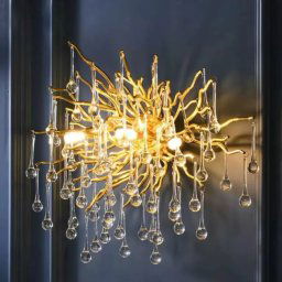 Aplica Cristal Brooks 3x G9 Auriu ModernLight Concept