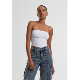 Women's top Knotted Bandeau white