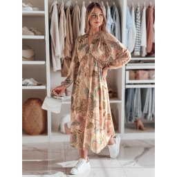 Rochie midi cu model floral LILOVIE