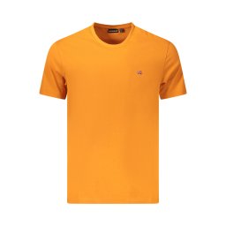 Tricou bărbătesc portocaliu cu mânecă scurtă