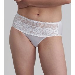 PLAYTEX RCS FLOWER ELEGANCE MIDI BRIEF - Women's Lace Panties - White