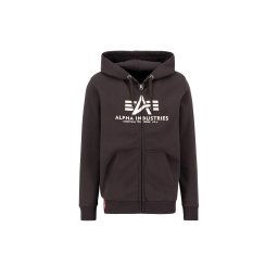ALPHA INDUSTRIES Hanorac maro / alb murdar