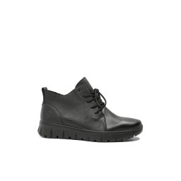 Ghete joase comode Rieker negre din piele naturală RIKN1331-00-37 EU