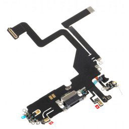 Piese si componente Banda cu Conector Incarcare - Microfon Apple iPhone 14 Pro, Negru