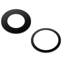 Piese si componente Geam Camera Spate Apple iPhone 11, Wide + UltraWide, Negru