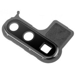 Piese si componente Geam Camera Spate Huawei P30 Pro, cu Rama, Negru
