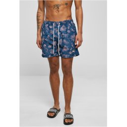 Pattern of swimming shorts navy aop