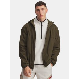 Men's Under Armour UA Unstoppable Txt Woven Jacket Jkt-GRN - Mens